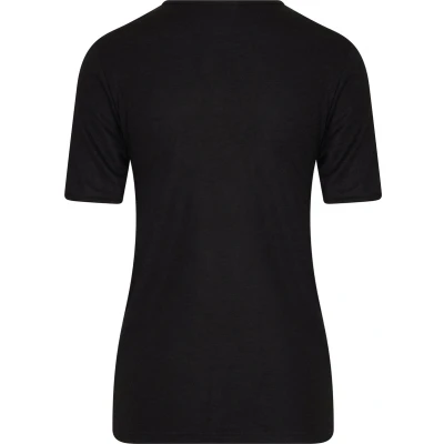 Afbeelding van Beeren Thermo Dames T shirt Korte Mouwen Zwart L
