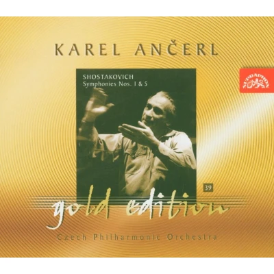Afbeelding van Czech Philharmonic Orchestra, Karel Ančerl Gold Edition 39. Shostakovich: Symphonies Nos.1 &amp; 5 (CD)