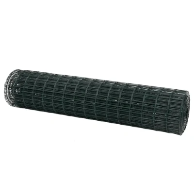 Afbeelding van vidaXL Euro Hek Groen 1x25m Staal