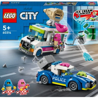 Afbeelding van Lego City Police 60314 Icecream Truck Chase