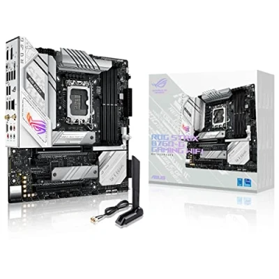 Image de ASUS ROG STRIX B760 G GAMING WIFI carte mère micro ATX Socket LGA1700 Chipset USB 3.2 Gen 1, 2, C Gen2, 2x2, 1 2.5 Gigabit LAN, Bluetooth, Wi Fi graphique embarquée (unité central