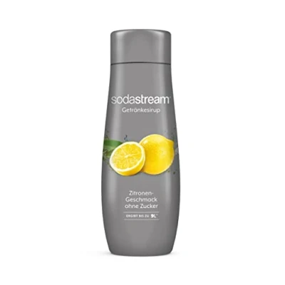 Afbeelding van SodaStream Citroensiroop zonder suiker. 1 fles geeft 9 liter kant en klare drank, in slechts enkele seconden bereid altijd vers 440 ml