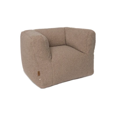 Afbeelding van Jollein Kinderfauteuil Teddy Warm Sand Kinder Zitzak 1 t/m 4 jaar 46x110cm