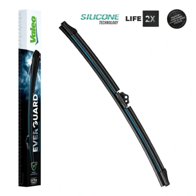 Afbeelding van Ruitenwisser Valeo Everguard Silicone Single 566002 380mm Voor Flat blade wisserblad FORD: FIESTA 6, 6 Van, Tourneo Courier