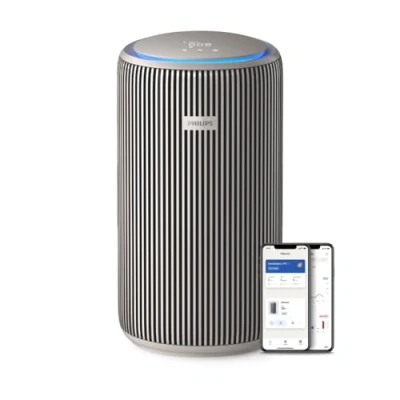 Image de Philips PureProtect 3200 Series : Purificateur d&#039;air intelligent, filtre HEPA et à charbon actif, CADR 500 m3/h pour un espace de 130 m², ultra silencieux économe en énergie (AC3210/12)