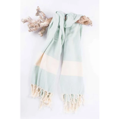 Afbeelding van Hamamdoek Herringbone Magic Mint 180x100 van Call it Fouta!