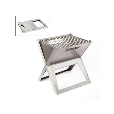 Afbeelding van Bo Camp Barbecue Notebook Compact Houtskool RVS