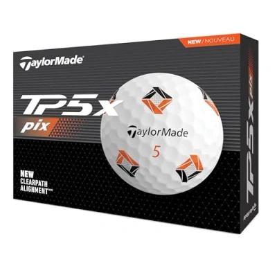 Afbeelding van Taylormade TP5X TM24 Pix Golfballen Wit