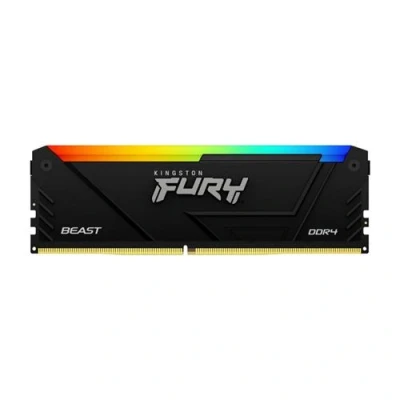 Image de Barrette mémoire RAM Kingston FURY Beast RGB 8 Go (1 x Go) DDR4 3200 MHz CL16