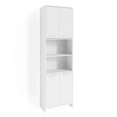 Afbeelding van Vicco Badkamerkast Maris, Wit/Wit, 56.1 x 190 cm