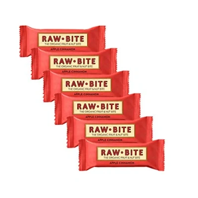 Afbeelding van Raw Bite Fruitnotenslot met appel en kaneel, afmetingen: 12 x 50 g