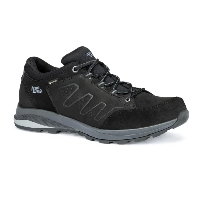Afbeelding van Hanwag Torsby LOW SF Extra GTX Outdoorschoenen, Heren, Maat: 45, Black asphalt Leer en textiel
