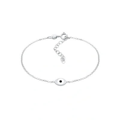 Afbeelding van Elli EVIL EYE Armband, Dames, Maat: 16, Silver