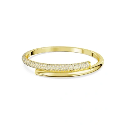 Afbeelding van Swarovski Dextera Bangle Armband goldcoloured, Dames, Maat: Small, Gold coloured