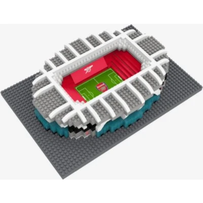 Afbeelding van Arsenal FC 3D Mini BRXLZ miniatuur Stadion Emirates 18x13x8 centimeter