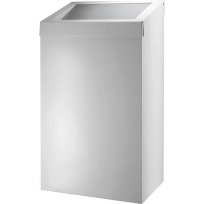 Afbeelding van Dutch Bins Afvalbak Gesloten Wit Inhoud: 50 liter