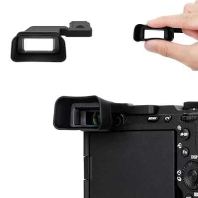 Afbeelding van KIWIFOTOS Verlengde oogschelp voor Sony A7CII A7CR en Alpha 7CII 7CR camera
