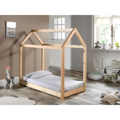 Afbeelding van LUCEVI Cabane Peuter Bed Hout Beige 146x78x132cm