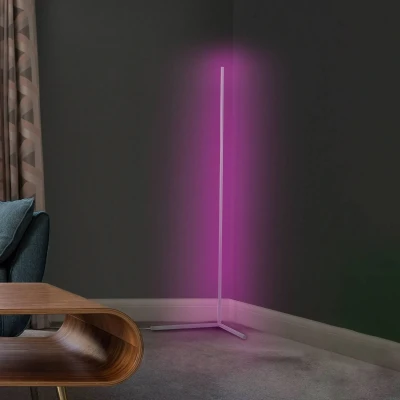 Afbeelding van LEDVANCE SMART+ WIFI LED hoekvloerlamp, 14 cm, wit