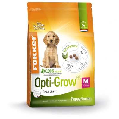 Afbeelding van Fokker Opti Grow Puppy / Junior Medium 2,5 KG (394270)
