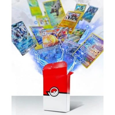 Afbeelding van Set van 50 Duitse Pokémon kaarten Originele met hologram en zeldzame Individueel kaartspel compatibel