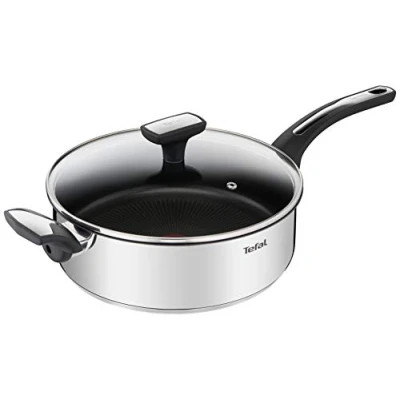 Image de Sauteuse Tefal Emotion 26 cm + couvercle en verre Inox