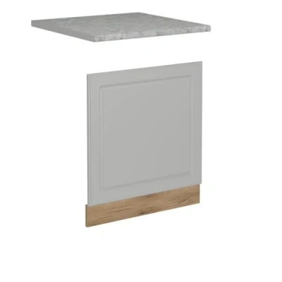 Afbeelding van Vicco Frontpaneel R Line, Wit Landhuis/Antraciet, 60 cm , WB Marmer