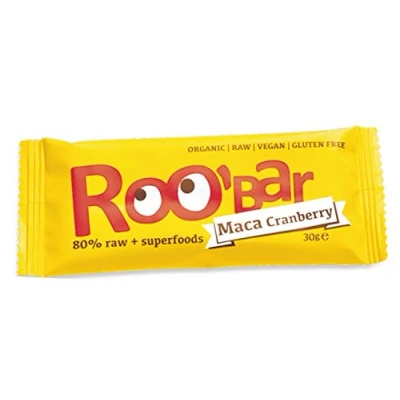 Afbeelding van Energiereep met maca en veenbessen bio 30 gr