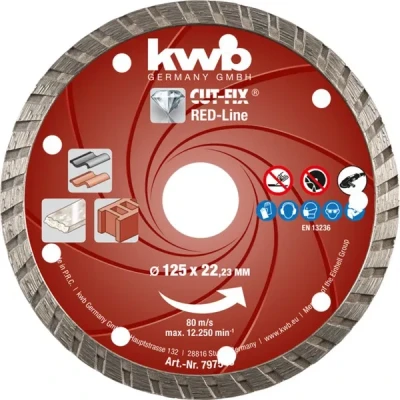 Afbeelding van KWB Diamant Slijpschijf 125mm Red Line