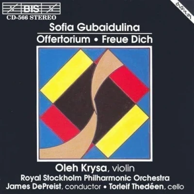 Afbeelding van Oleh Krysa, Torleif Thedéen, Royal Stockholm Symphony Orchestra Offertorium/Concerto For Violin And Cello (CD)