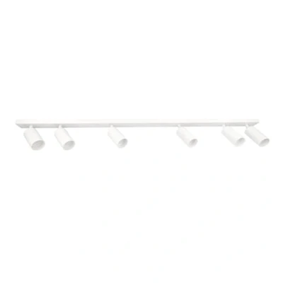 Afbeelding van EDO Plafondlamp MALGA 6,6 spots, wit, draaibaar, plafondverlichting, dubbele spot, wandlamp, GU10, plafondlamp, 230 V, led spot voor woonkamer slaapkamer EDO777403