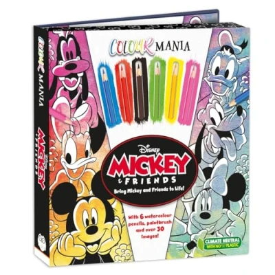 Afbeelding van Colouring Book and Pencil Set Disney: Mickey Friends