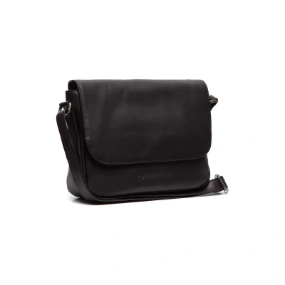 Afbeelding van The Chesterfield Brand Leren Schoudertas Zwart Montana
