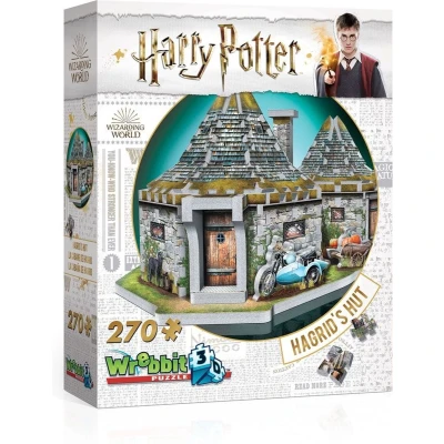 Afbeelding van Harry Potter Hagrid&#039;s Hut 270 stukjes Wrebbit 3D Puzzle
