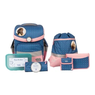 Afbeelding van School Mood Timeless Air+ schooltas set 7st.