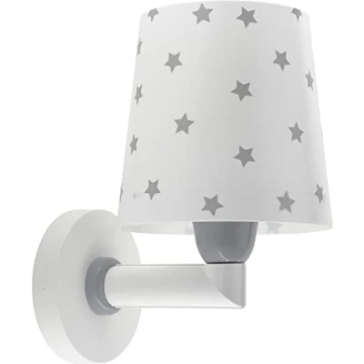 Afbeelding van Dalber 82219B Wandlamp voor kinderen, sterrenmotief, wit
