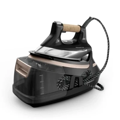 Afbeelding van Rowenta Eco Steam Pro, ketelstrijkijzer, stoomstraal tot 600 g/min, stoomverdeling 150 energiebesparend, milieuvriendelijk design, DG9661