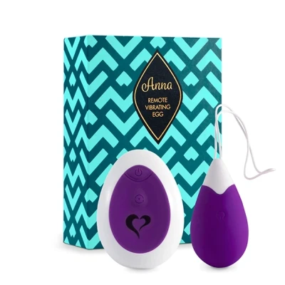 Afbeelding van FEELZTOYS ANNA Vibratie Eitje Paars GRATIS TOY bij iedere bestelling v.a. 40,