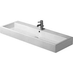 Afbeelding van Duravit Vero wastafel onderzijde geslepen 120x47cm inclusief kraangat met overloop wit