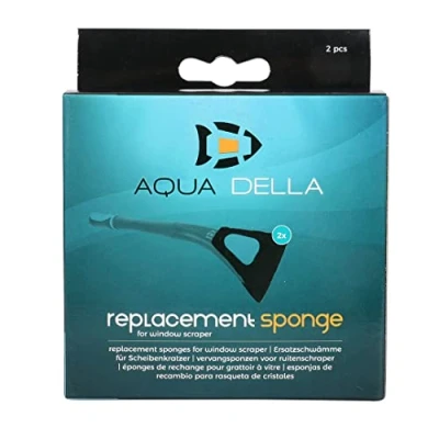 Afbeelding van Aqua Della Aquariumtoebehoren Vissen Algae Scraper Spare Sponges 9,1x16x1cm Zwart 1st