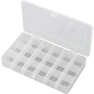 Afbeelding van TRU COMPONENTS E 107 Assortimentsdoos (l x b h) 210 112 30 mm Aantal vakken: 18 Vaste onderverdeling Inhoud 1 stuk(s)