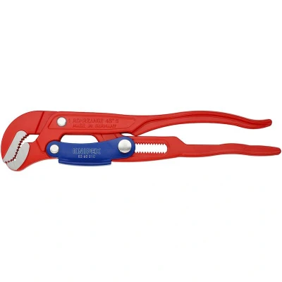Image de KNIPEX 83 60 010 clé à pipe en forme de S avec réglage rapide rouge 330 mm