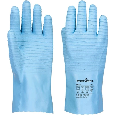 Afbeelding van Handschoen Latex FD Chemicaliën B Portwest