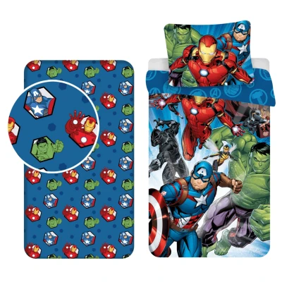 Afbeelding van Avengers Dekbedovertrek + Hoeslaken