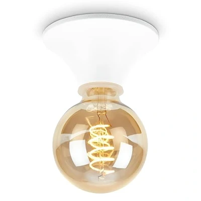 Afbeelding van Plafondlamp Tepel voor de badkamer IP44 E27 wit