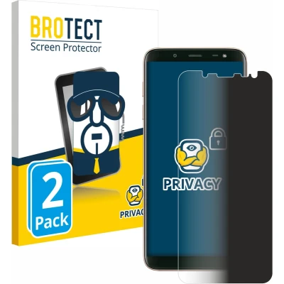 Afbeelding van BROTECT privacy screenprotector voor Samsung Galaxy J6 2018 Folie Beschermfolie Blauwlichtfilter (2 Stuks)