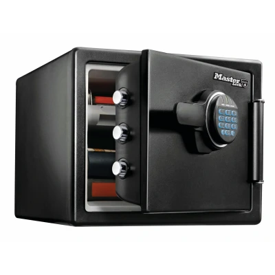 Afbeelding van Kluis MasterLock brandvrij en waterdicht electronisch combi slot L zwart