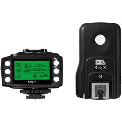 Afbeelding van Pixel Triggerset King Pro I ttl Radio Sony Mi Zwart 7 delig