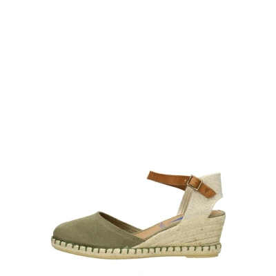 Afbeelding van Verbenas Malena Sandalen Touwzool groen Maat 36