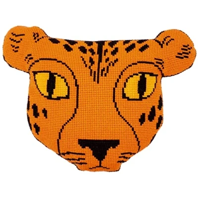 Afbeelding van Vervaco Cheetah Kruissteekvormkussen pakket PN 0197160